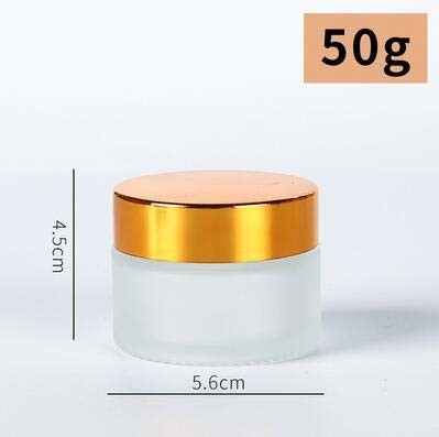 30 ml balsamu matowego szklanego słoika z aluminiową pokrywką bez wycieku