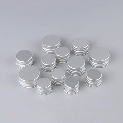 18mm 20mm 24mm Kosmetyczne zakrętki do butelek Nierozlana aluminiowa pokrywka do butelek