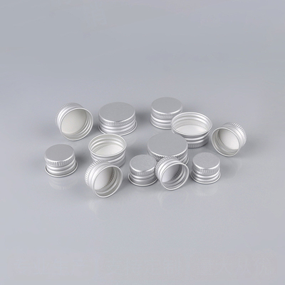 18mm 20mm 24mm Kosmetyczne zakrętki do butelek Nierozlana aluminiowa pokrywka do butelek