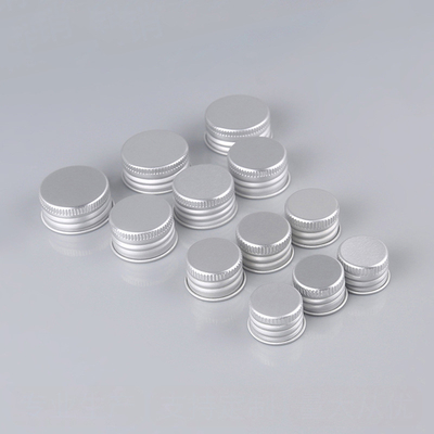 18mm 20mm 24mm Kosmetyczne zakrętki do butelek Nierozlana aluminiowa pokrywka do butelek