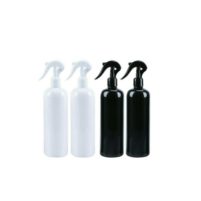 PET 100ml Trigger Kosmetyczne butelki z rozpylaczem Biały czarny