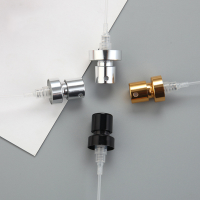 18mm 20mm Atomizer Spray Aluminiowa pompa zaciskowa Złoto Srebro Czarne