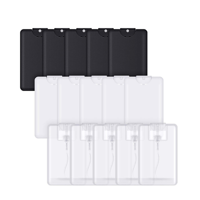 Perfumy Pusta plastikowa butelka 20 ml Butelka z rozpylaczem w rozmiarze karty kredytowej Bez wycieku