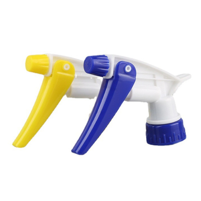 28/400 Plastikowe żółto-niebieskie czerwone dysze natryskowe z plastikową butelką