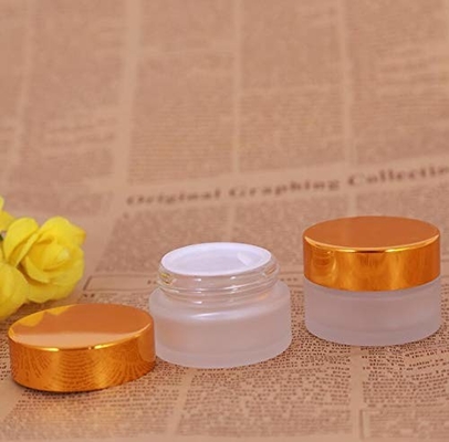 30 ml balsamu matowego szklanego słoika z aluminiową pokrywką bez wycieku