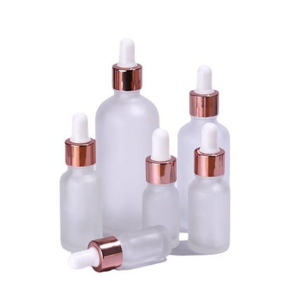 Różowe złoto matowe butelki z zakraplaczem do oczu 3 ml 5 ml 10 ml 15 ml