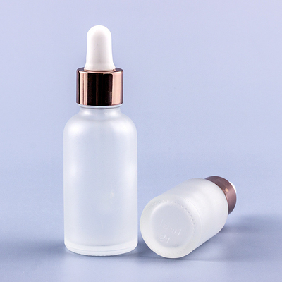 Różowe złoto matowe butelki z zakraplaczem do oczu 3 ml 5 ml 10 ml 15 ml