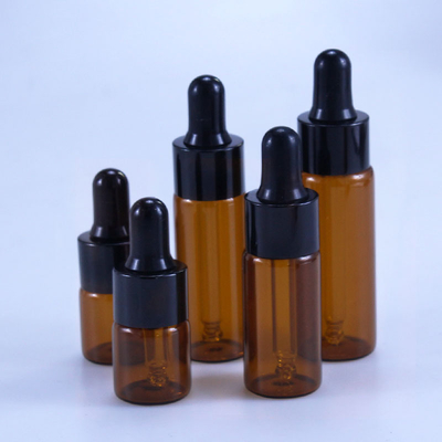 Kosmetyki 10 ml 15 ml 20 ml Brązowa szklana butelka z zakraplaczem do olejków eterycznych