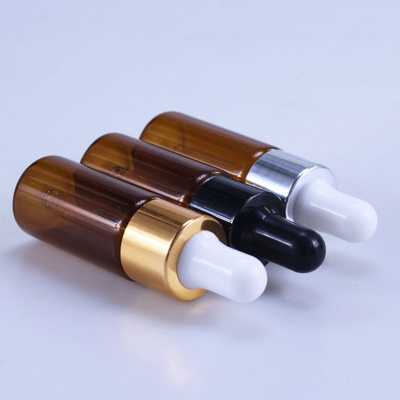 Kosmetyki 10 ml 15 ml 20 ml Brązowa szklana butelka z zakraplaczem do olejków eterycznych