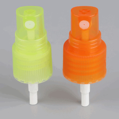 Zielona pomarańczowa plastikowa pompa z rozpylaczem mgły 24 mm do butelki PET