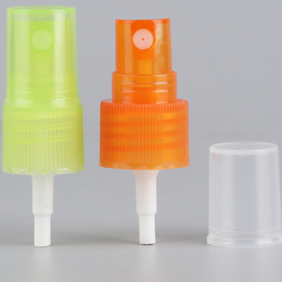 Zielona pomarańczowa plastikowa pompa z rozpylaczem mgły 24 mm do butelki PET