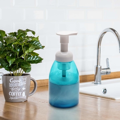 Biała plastikowa pompa dozująca do mydła w piance 40 mm / 410 bez wycieku