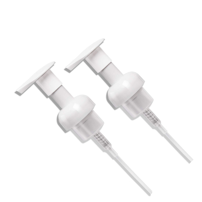 Biała plastikowa pompa dozująca do mydła w piance 40 mm / 410 bez wycieku