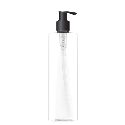 Brązowy niebieski pojemnik na balsam PET 200 ml z pompką do płynów