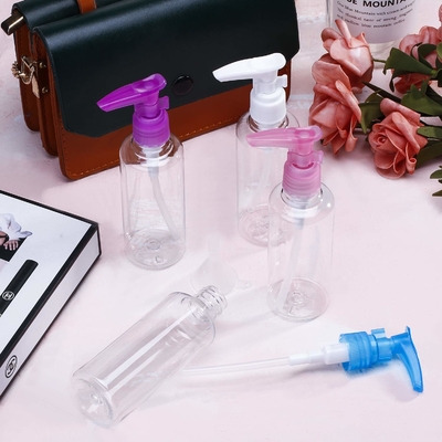 Przezroczysta plastikowa butelka z balsamem PET LinDeer 50 ml na płyn
