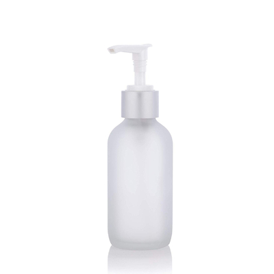 LinDeer White 100 ml matowa szklana butelka na balsam z pompką ODM