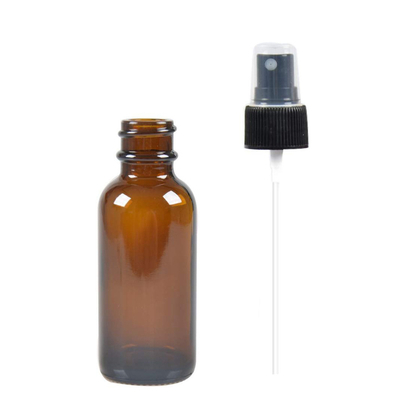 50 ml brązowe słoiki kosmetyczne z rozpylaczem z pompą 24 mm do cieczy