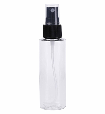 Przezroczyste plastikowe słoiki PET o pojemności 100 ml z pompką 24 mm